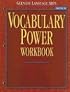 Glencoe Language Arts Vocabulary Power Workbook Grade 10