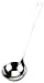 A di Alessi Knifeforkspoon Kitchen Ladle, Polished, (AJM19/50 L)