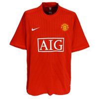 Manchester United Home Shirt 2007/09