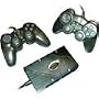 PS2 Kick Off Pack 2 Playstation 2 Controllers and 4 Player Multitap