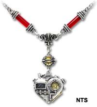 Corvus Machina - Alchemy Gothic Pendant Necklace