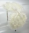 Harajuku Girl Lolita White Glitter Flower Headband
