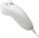 Nunchuk Remote Controller Attachment For Nintendo Wii (WHITE EDITION)--Generic