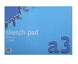 Ryman Sketch Pad A3 110gsm 60 Pages 30 Sheets - Color: White