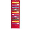 Carson-Dellosa Publishing CD-5653 Storage pocket chart with ten 13-1/2 x 7 pockets, 14 x 47