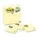 3M Post-it 3 x 3 Inch Canary Yellow Notes, 90 Sheets 24 Pack (654-24VAD)
