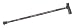 Duro-Med Aluminum Adjustable Cane with Derby Top Handle, Floral