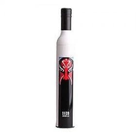 Deco wine bottle folding umbrella----- facial makeup
