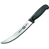 Butcher, Breaking, Black Fibrox, 8 in. (40537) Category: Butcher Knives by Victorinox