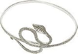 Indian Style Armlet Sterling Silver Arm Jewelry from India 27 gms. 4 " (armlt058)