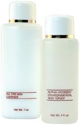 Universal Cleanser and Toner Duo by BioLogic Solutions Cleans Without Drying Diminishes Lines Wrinkles