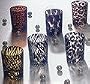 Votive Holder Cup Animal Print - Set of 6