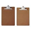 Saunders Manufacturing : Hardboard Clipboard, Letter, 9"x1/8"x12-1/2", Brown -:- Sold as 1 EA