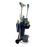 Household Cleaning Caddy (blue and white) (13H x 25W x 6D)