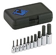 Armstrong 15-435 10pc. 3/8 and 1/2 Drive Fractional Hex Driver Socket Set