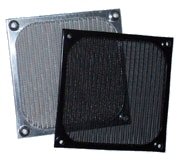 Aluminum 120mm Fan Filter Grill - Black