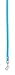 Single Ply Nylon Lead - 1/2 in. x 4' - Teal