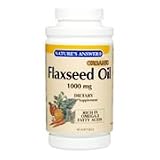 Flax Seed Oil 1000mg - 90 softgels, (Nature s Answer)