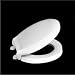 Centoco 440TM-301 Luxury Plastic Round Toilet Seat, Crane White
