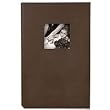 Kolo Hudson, 12&frac14;" x 8" Bookbound Picture Album, Chocolate Covers with Soft White Pages, Holds 300 4" x 6" Photos, 3 Per Page.