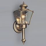 Progress Lanterns/Wall Mounted Entrance BrassGuard Lanterns Antique Brass