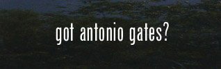got antonio gates? Vinyl Decal Stickers