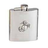 Marine Corps Logo Stainless Steel Flask