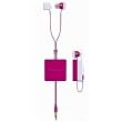 Zumreed Squreel Cordreel Earphones Pink/White