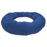 Caddis Pet Poly-Suede Bagel Bed in Blue