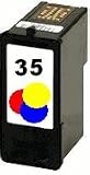 Remanufactured High Yield Color Ink Cartridge - Lexmark 18C0035 (#35)