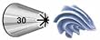 Wilton Decorating Close Star Icing Tip #30