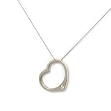 9ct Gold Cubic Zirconia Heart Pendant on 18" Fine Chain