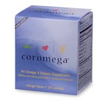 Coromega Omega-3 Dietary Supplement, Orange Flavor Packets - 28 ea