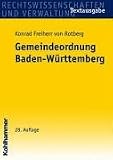 Die Gemeindeordnung f�r Baden-W�rttemberg