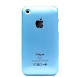 Light blue Hard Back Case/Cover for Apple iPhone 3G/3GS by icons and idols