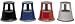 5 Star Office Step Stool Mobile Spring-loaded Castors up to 150kg Top D290xH430xBase D435mm 5kg Black