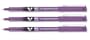 Pilot V5 Rollerball Pen Needle Tip 0.5mm Line 0.3mm Violet Ref V508 [Pack of 12]
