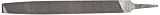 Nicholson Flat Hand File, American Pattern, Chip Breaking, Rectangular, Fine, 8 Length