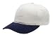 NEW Port Authority - 2-Tone Brushed Twill Cap Natural/Navy-OSFA