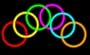 100 8" Glow Light Stick Bracelets (colors may vary)