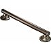 Moen LR8716D1GOWB Securemount Designer Elegance Grab Bar With Grip Pads, Old World Bronze, 16-Inch
