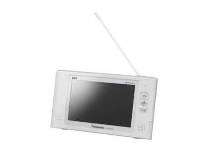 パナソニック ポータブルワンセグテレビ(ホワイト):SVME550W SV-ME550-W