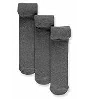 3 Pairs of Plain Stretch School Tights