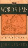 Word Stems: A Dictionary