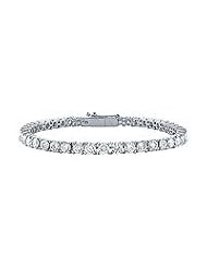 Diamond Tennis Bracelet : Platinum - 4.00 CT Diamonds