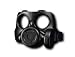 SWAT Team Gas Mask (Black) - LEGO Compatible Minifigure Piece