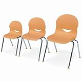IQ Series Stack Chairs, 13 Seat Height, Blueberry, 5 Per Carton - Same Day Shipping (orders by 3 pm), Next Day Delivery (in most cases)