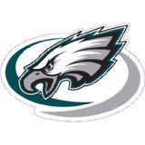 Philadelphia Eagles Car Magnet Decal (12 -inch)