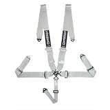 Corbeau 3 Inch Silver 5-Point Camlock Harness Belt