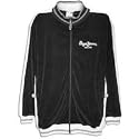 Pepe Jeans Men's Melo Velour Jacket - Black